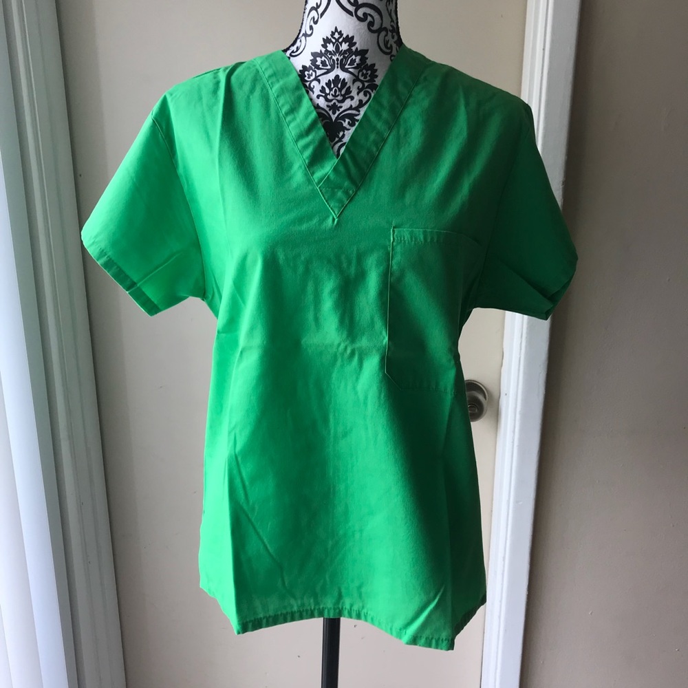 Green Scrub Top Small